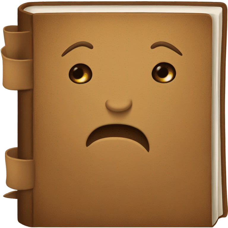 brown book emoji