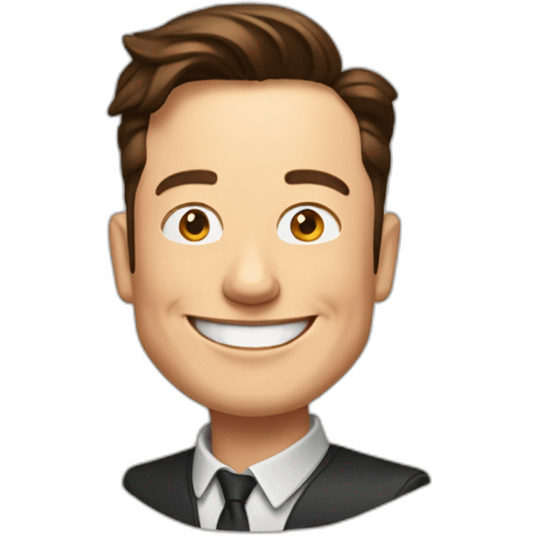 Elon Musk happy emoji