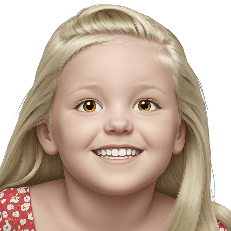 smiling girl with blonde hair emoji