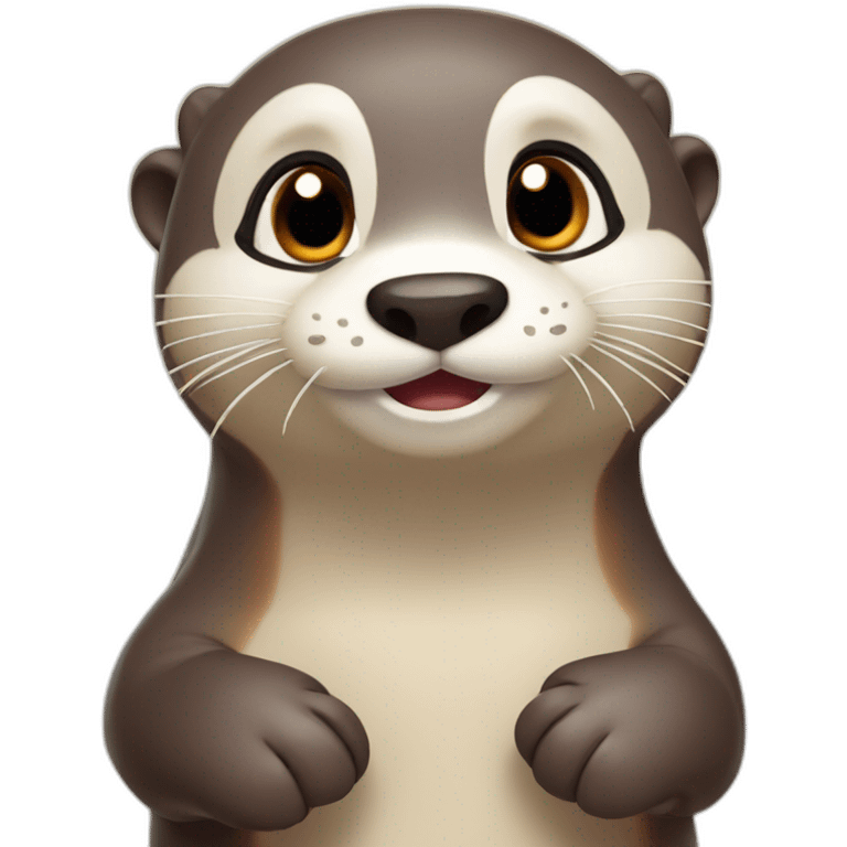 Cute nemo otter emoji