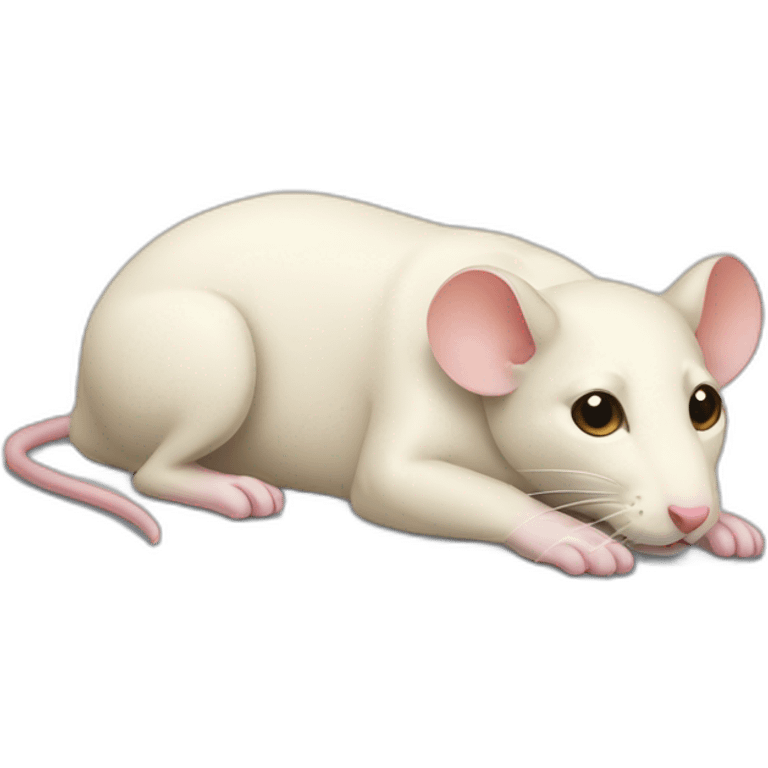 lay down lab mouse emoji