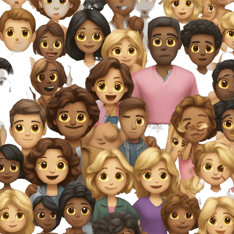 a big family emoji