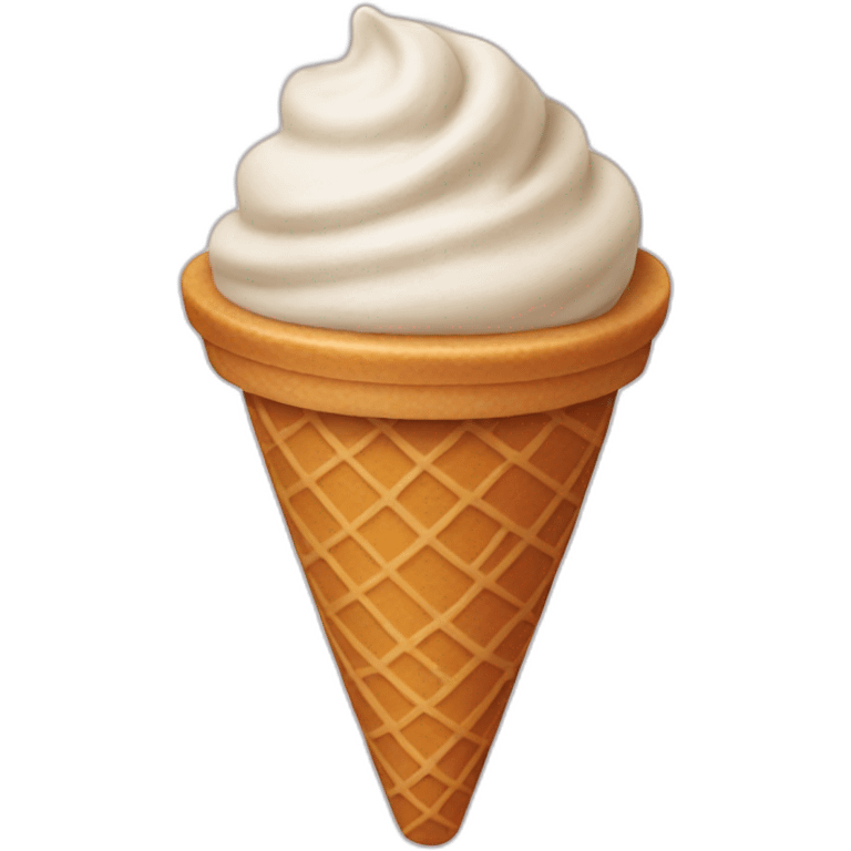 Ice cream cone emoji