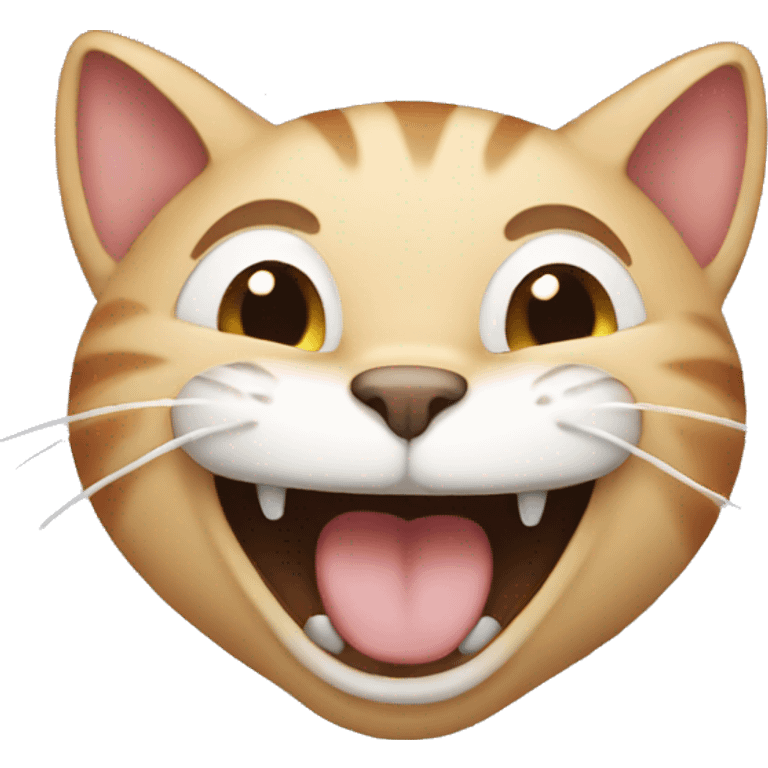 cat laughing  emoji