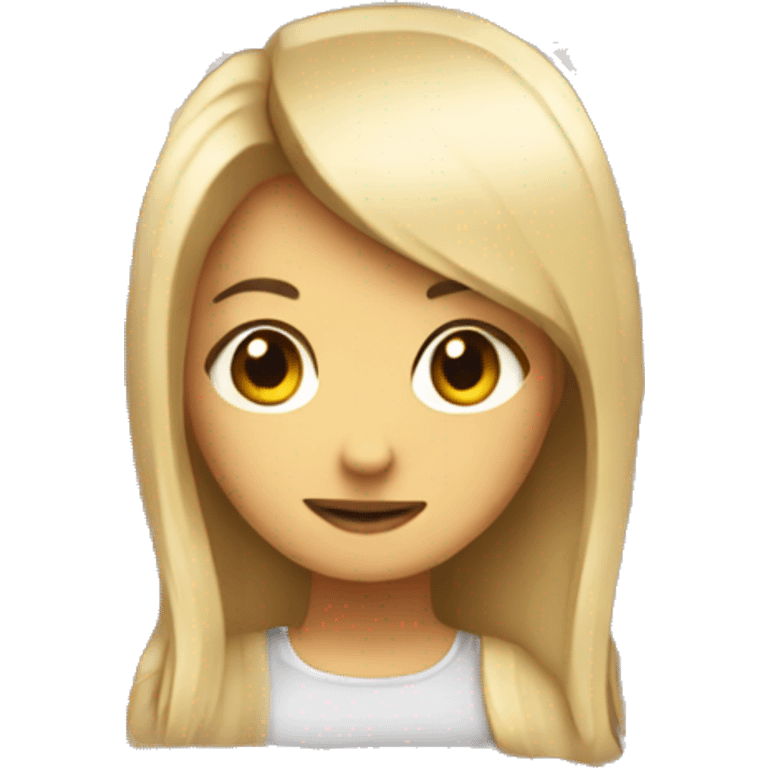 iPhone girl  emoji