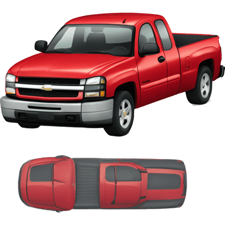 A 2006 Chevy Silverado truck  emoji