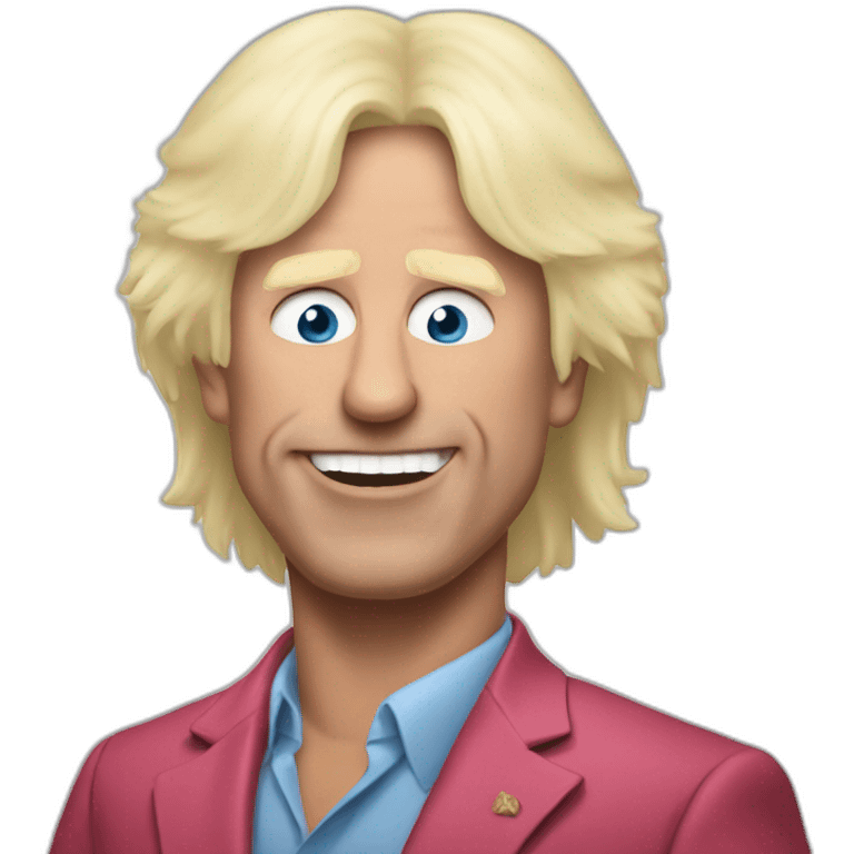 Boris Johnson as Ric Flair emoji