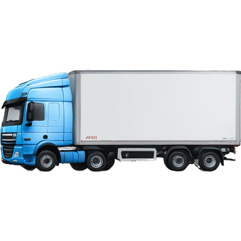 DAF XG+ truck blue trailer emoji