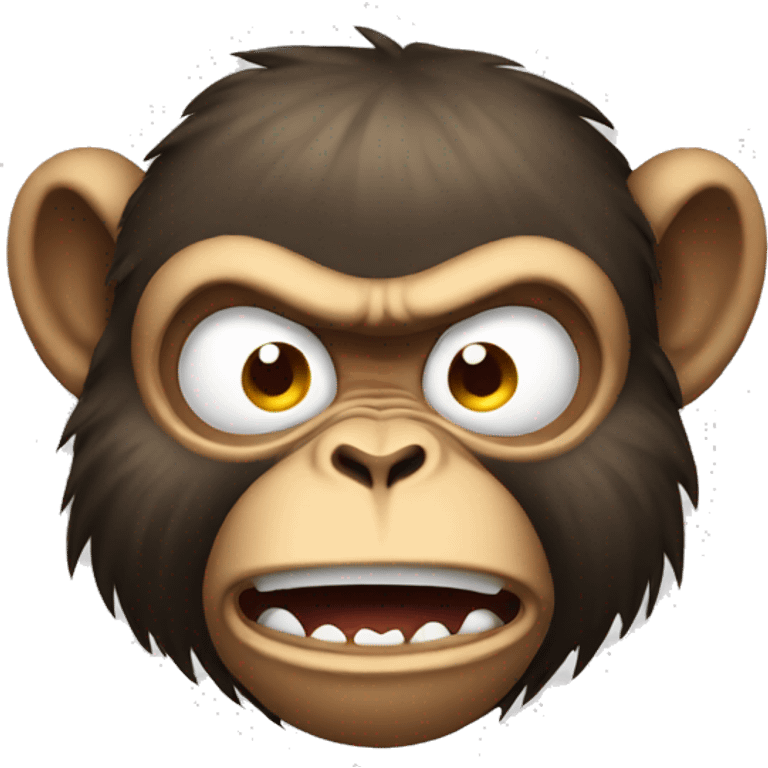 angry monkey emoji