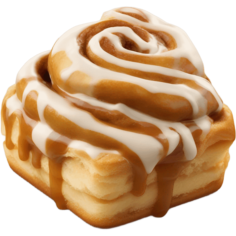 Cinnabon with peanut  emoji