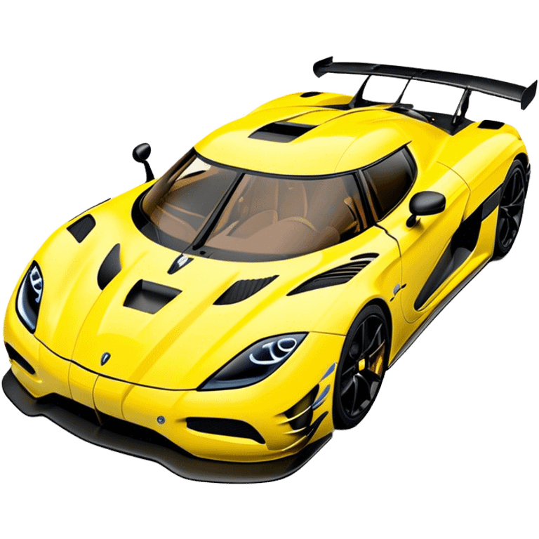 Koenigsegg Agera RS - Koenigsegg (Model Year: 2020) (Iconic colour: Yellow) emoji