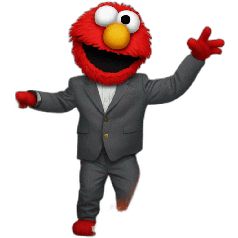 elmo sets capitalism on fire emoji