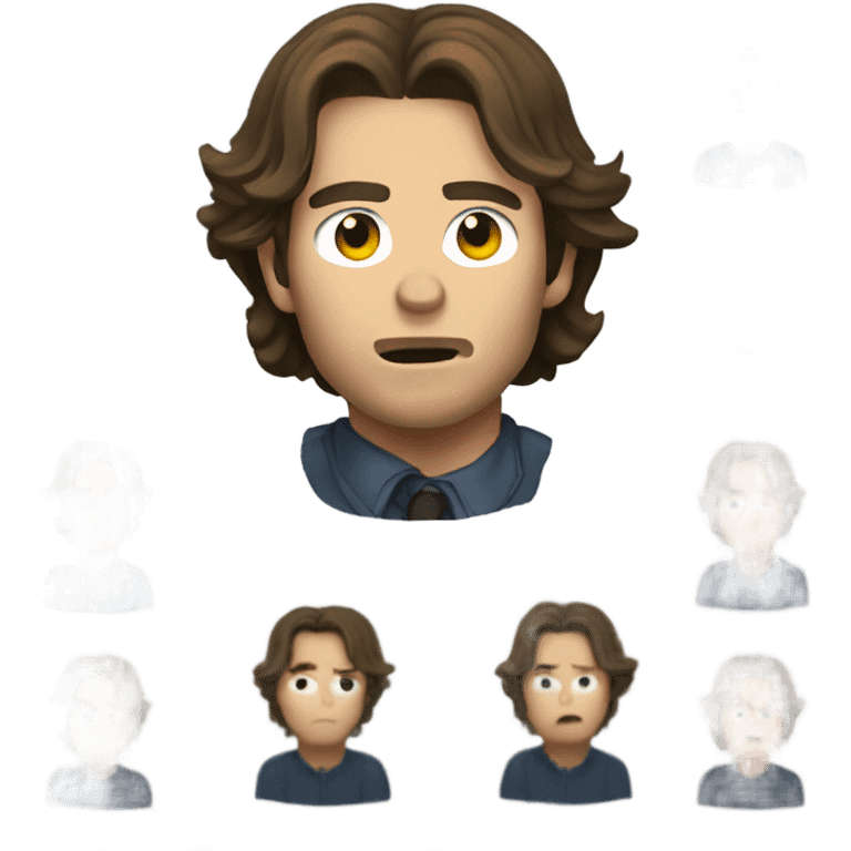 Sam Winchester grossed out emoji