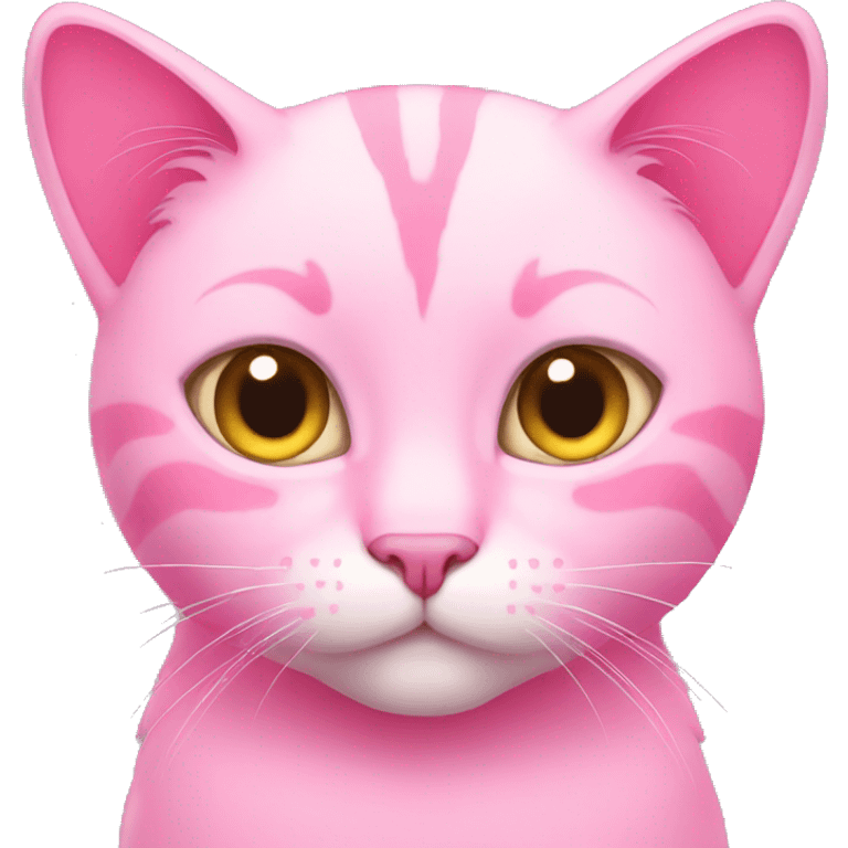 Pink cat emoji