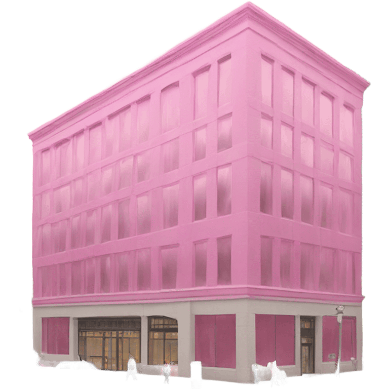 pink downtown building emoji