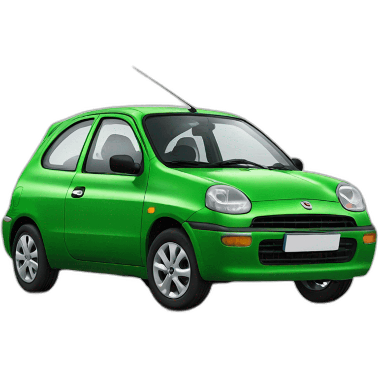 Green nissan micra emoji