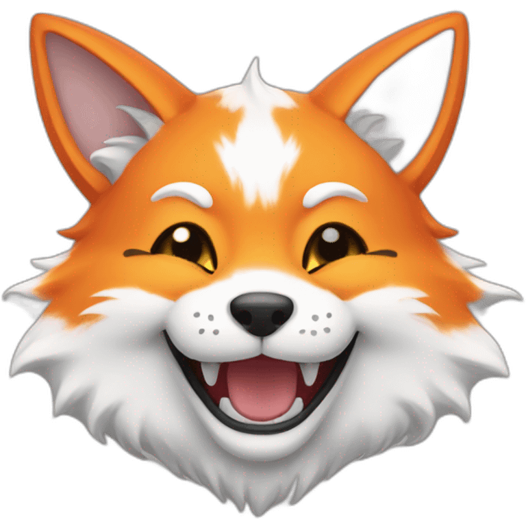 happy Kitsune  emoji