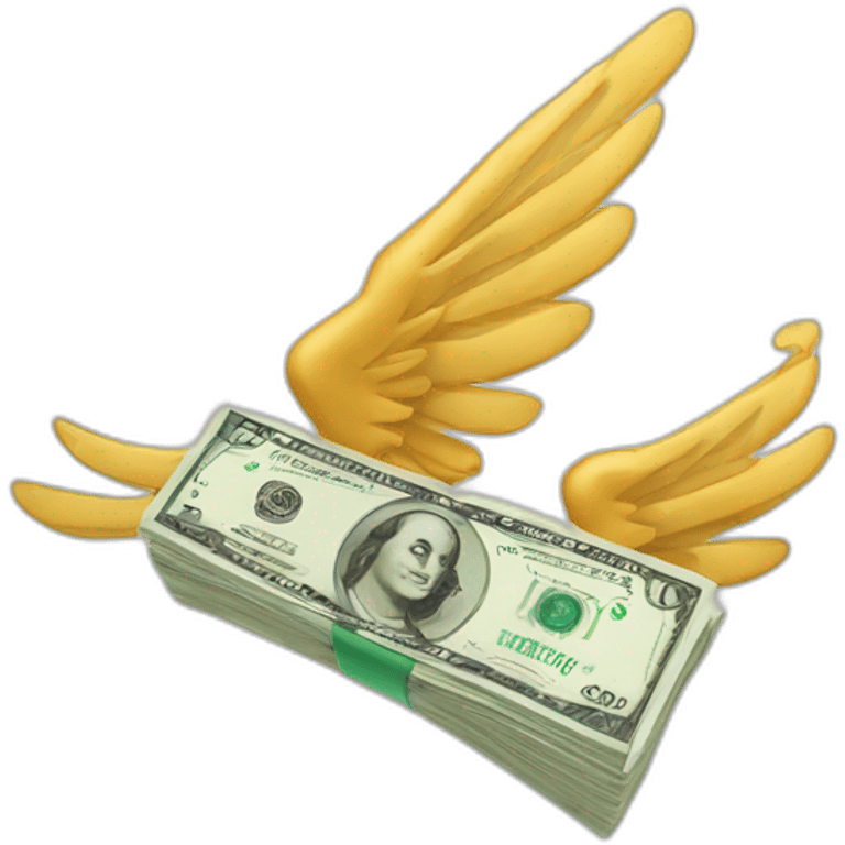 money with wing emoji