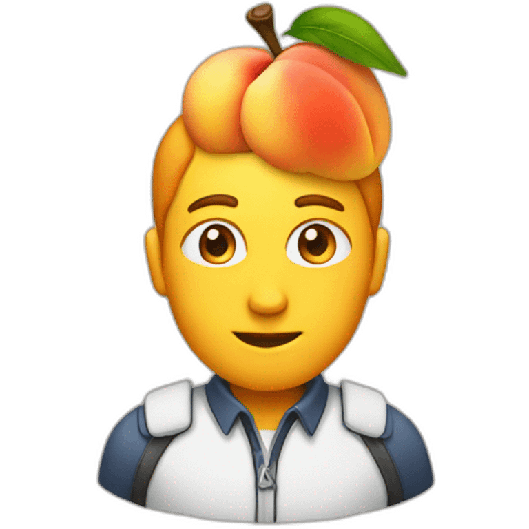 startup peach emoji