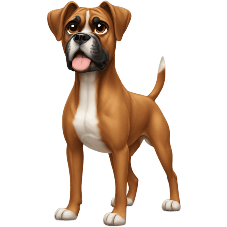 Boxer dog  emoji