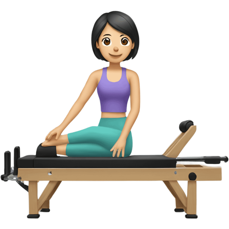 Asian Pilates reformer emoji