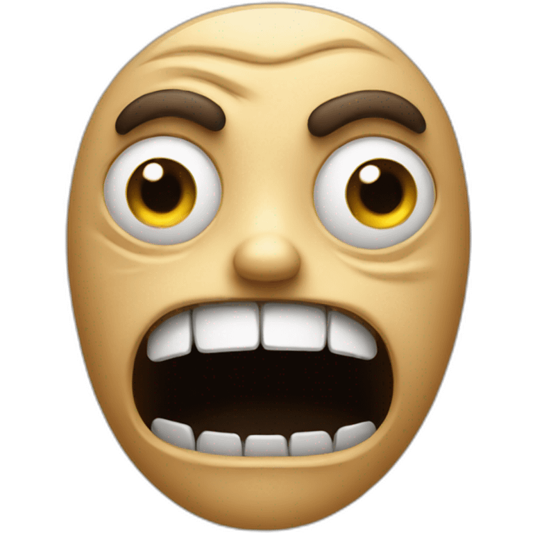 Scariest face emoji