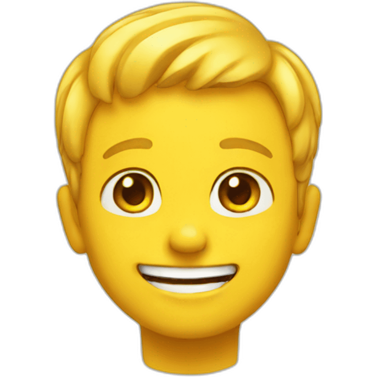 Yellow boy smile emoji