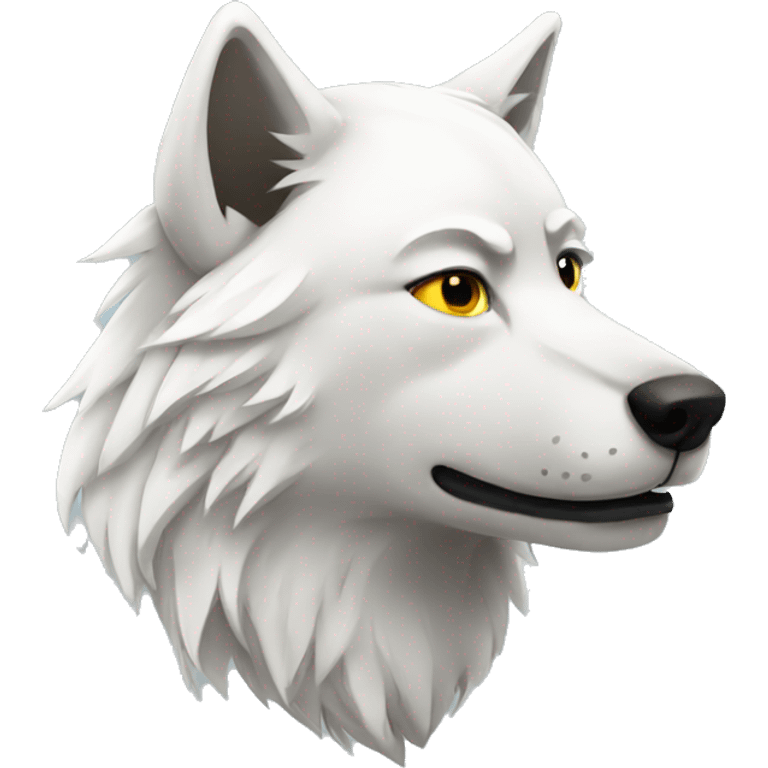 White Wolf  emoji