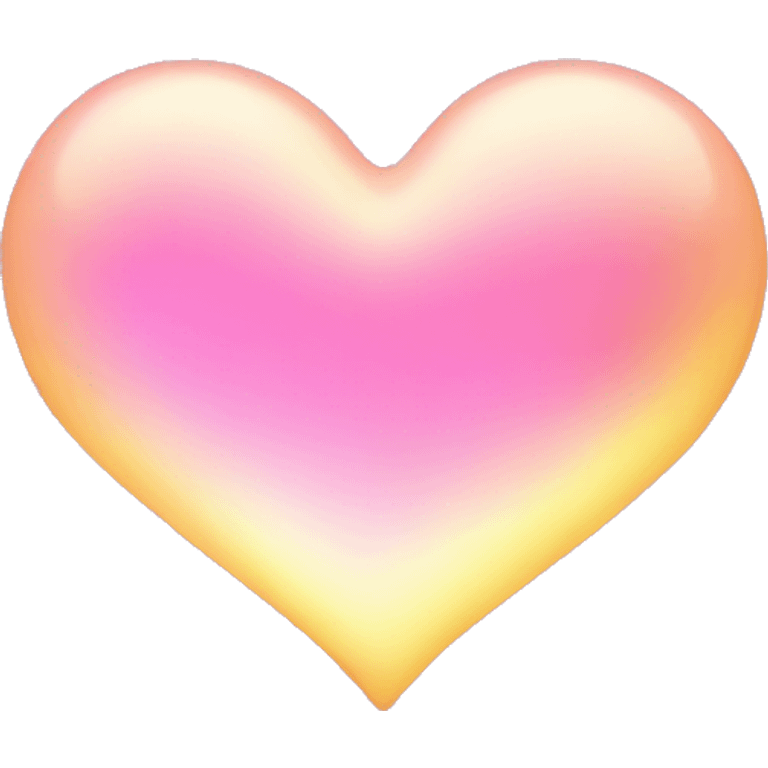 glowing loveheart emoji