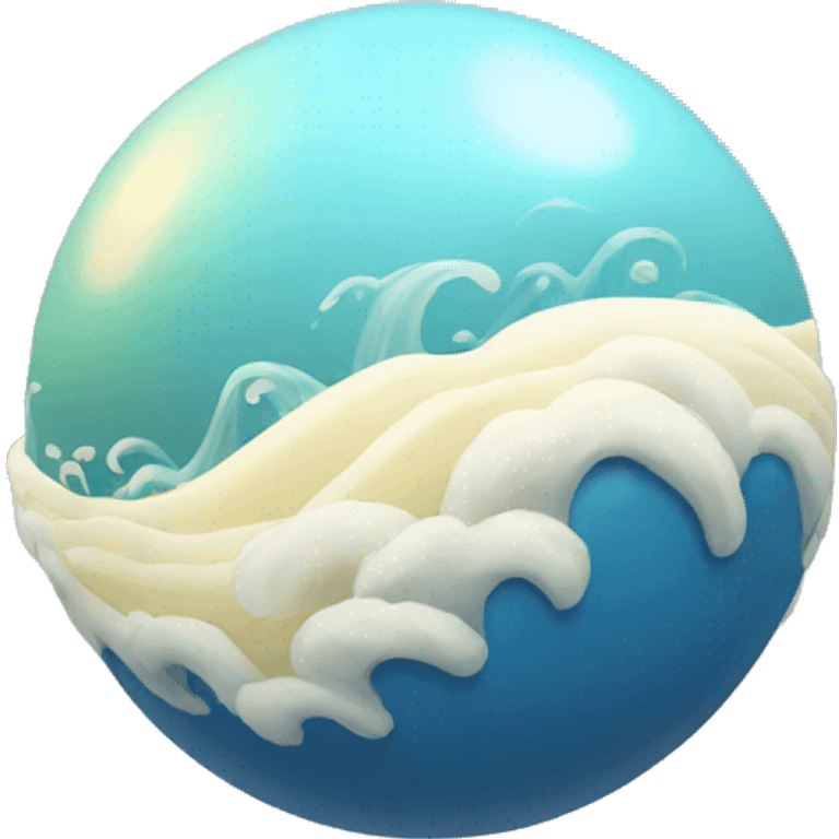 sphere spreading out waves  emoji