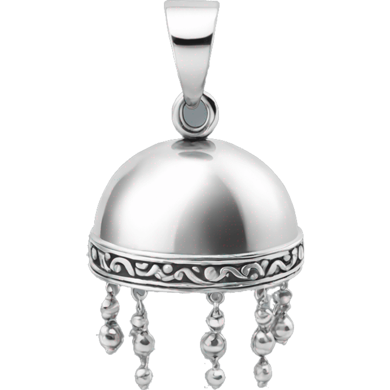 silver jhumka emoji