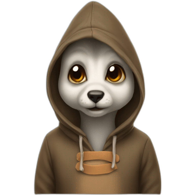 Squrirell in hood emoji