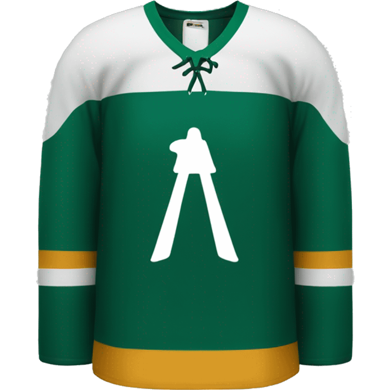 same hockey jersey dark green color emoji