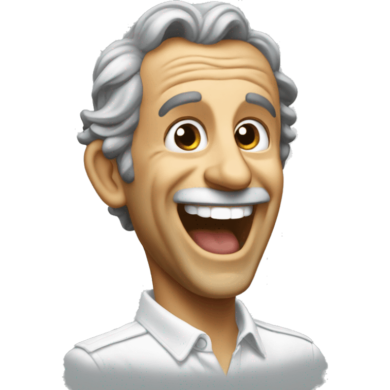 Laughing Alan Prost  emoji