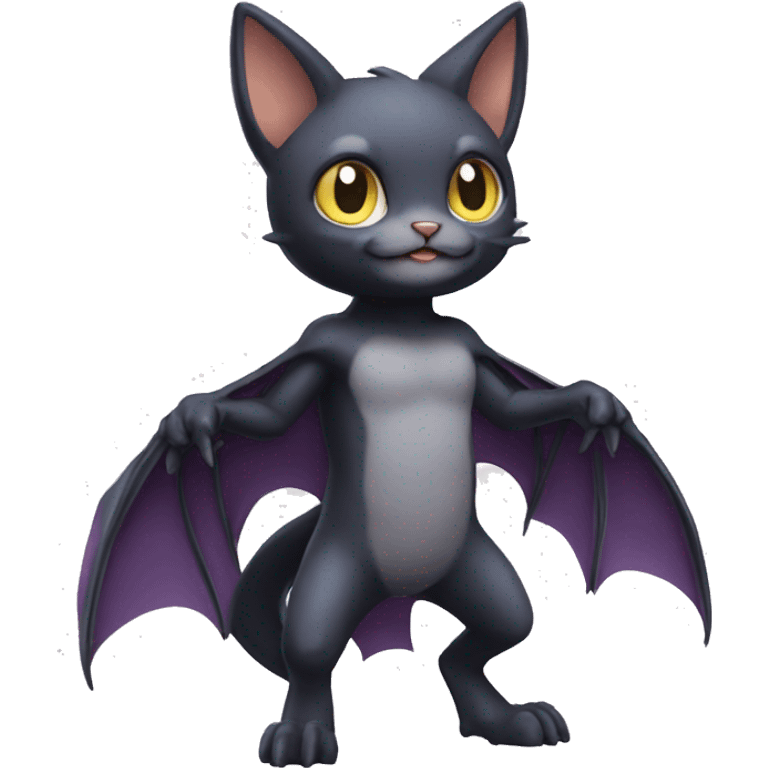 Bat-Cat-Pokémon Full Body emoji