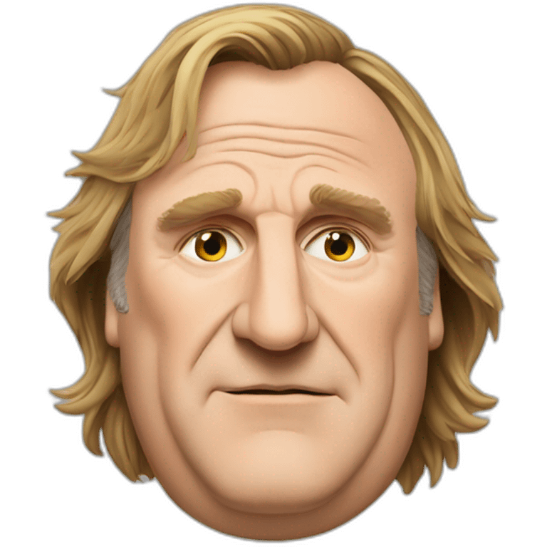 gerard depardieu en couleur emoji