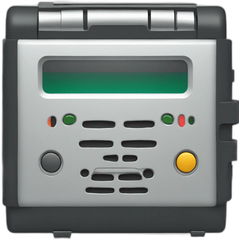 retro pager emoji