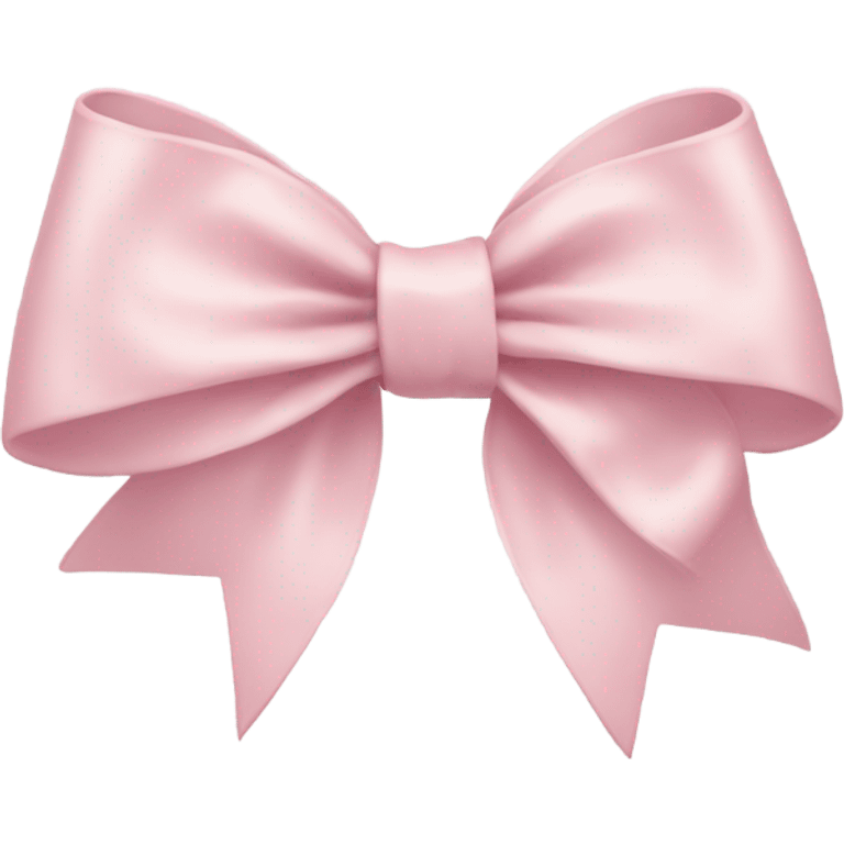 pale pink bow emoji