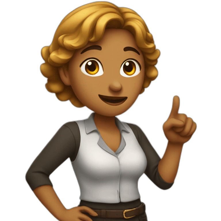 Women-pointing-at-you emoji