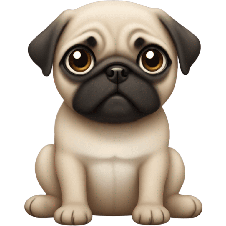 Pug puppy emoji