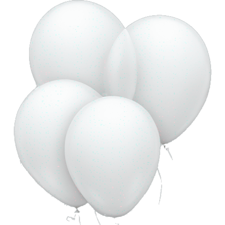 White balloons emoji