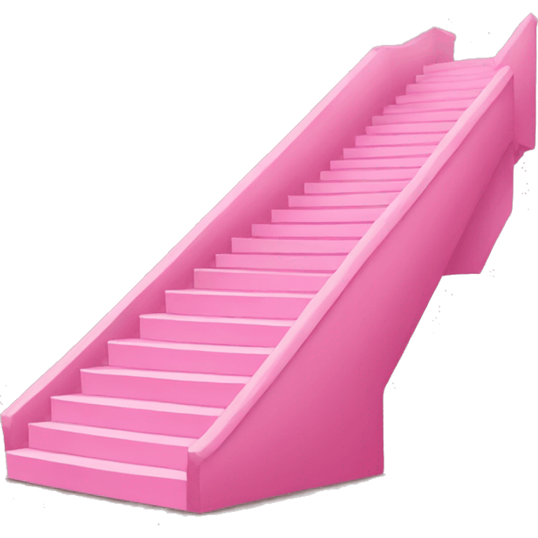 Pink stairs emoji