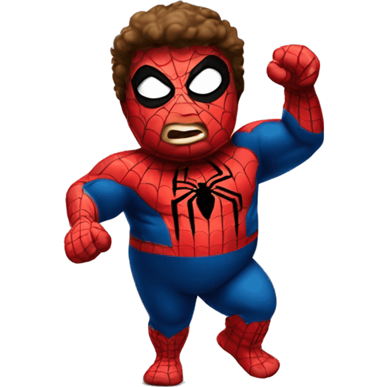 Fat fat fat spiderman emoji