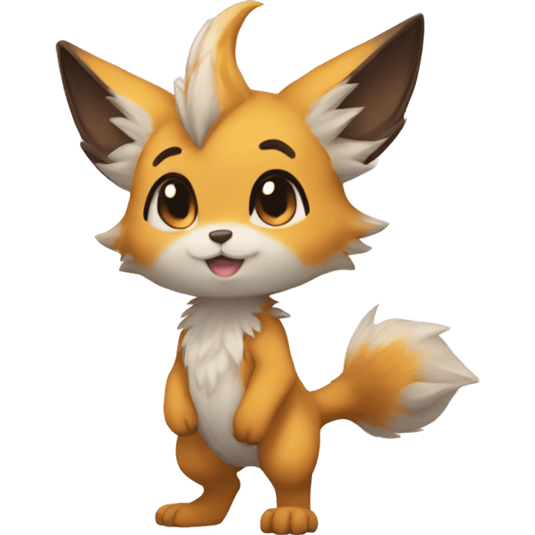 Anthro Chibi-style-Fur-Sona-Fakémon Full Body emoji