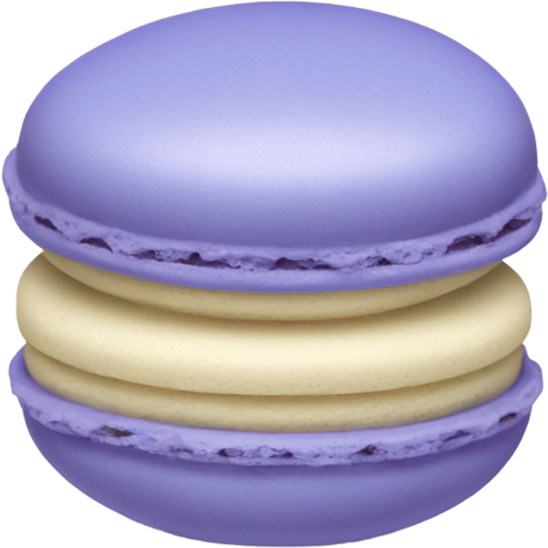 Periwinkle macaron  emoji