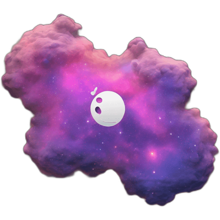 Ebay logo inside an AI nebula emoji