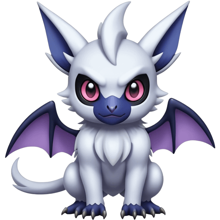 Edgy Cool Kawaii Noibat-Absol-Pokemon Full Body emoji