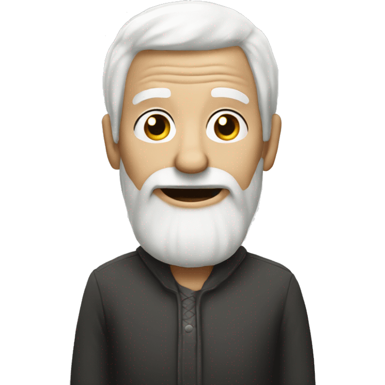 old man with white hair emoji