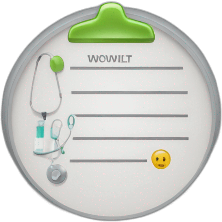 medical waiting list emoji