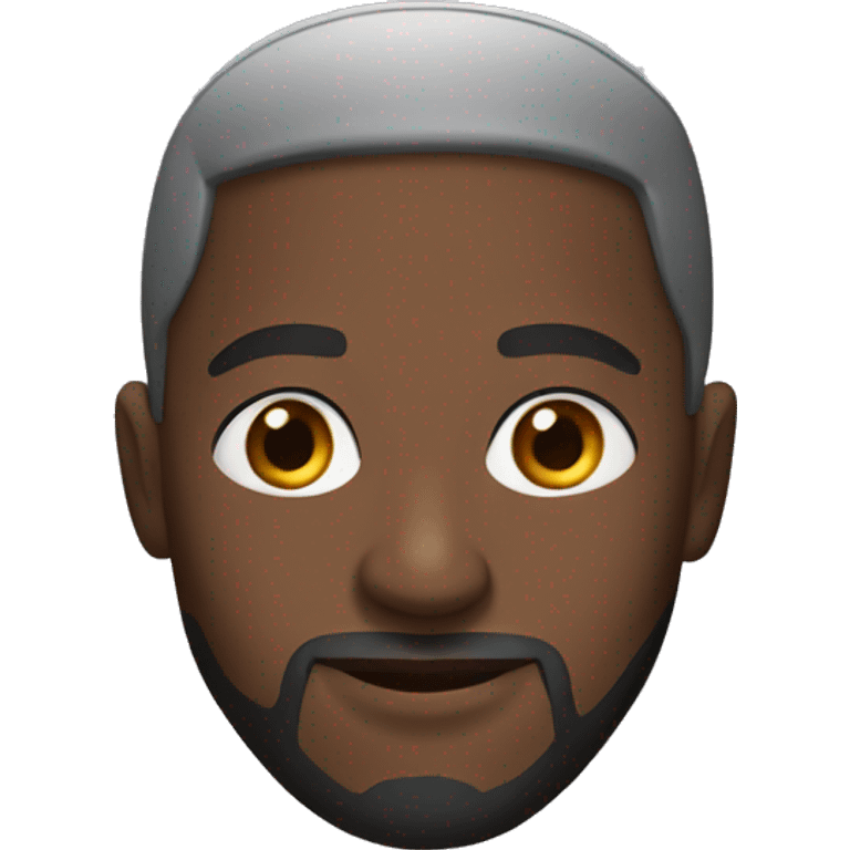 A black Muslim man emoji